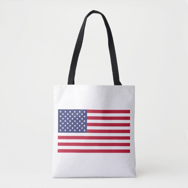 Bolsa Tote Bandeira dos Estados Unidos da América (Frente)