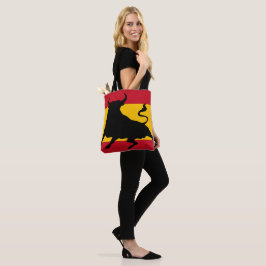 Bolsa Tote Bandeira espanhola com touro
