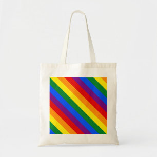 Bolsa Tote Bandeira estranha do orgulho do transporte LGBTQ
