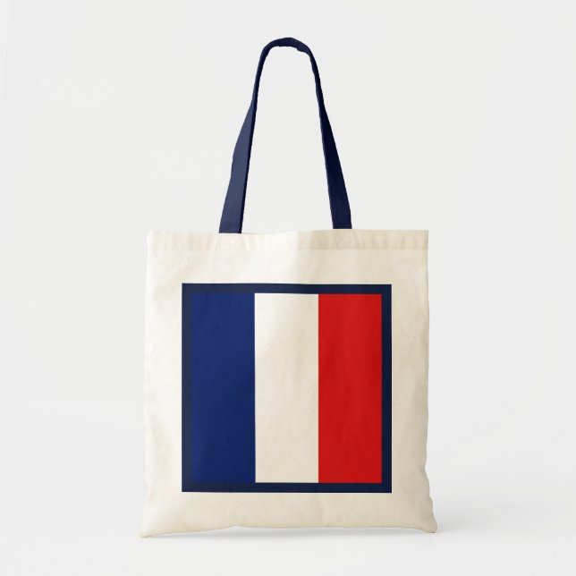 Bolsa Tote Bandeira França (Frente)