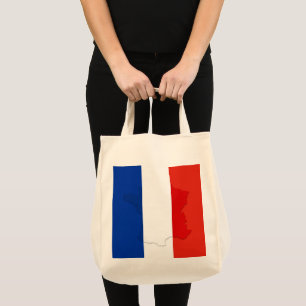 Bolsa Tote bandeira francesa