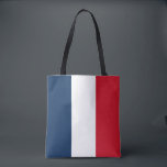Bolsa Tote Bandeira francesa<br><div class="desc">Bandeira nacional de França.</div>