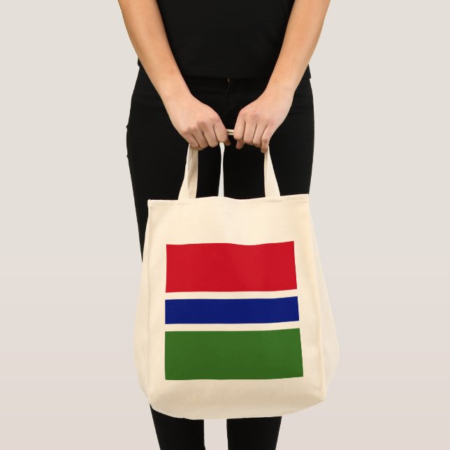 Bolsa Tote Bandeira Gâmbia (Frente (produto))