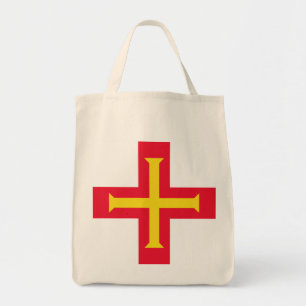 Bolsa Tote bandeira Guernsey