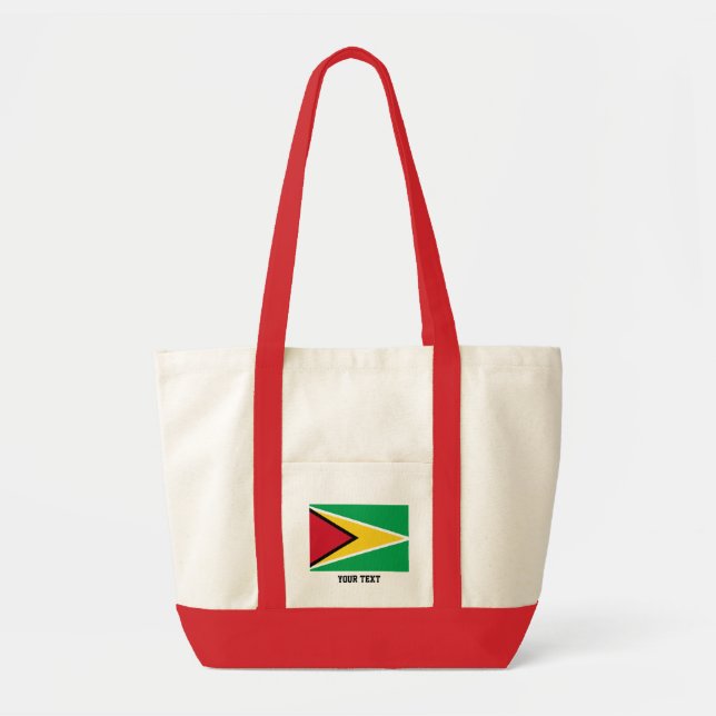 Bolsa Tote bandeira guianense (Frente)