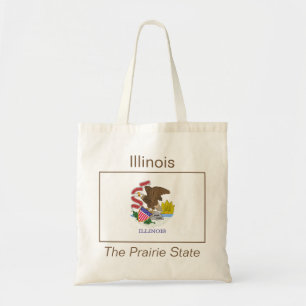 Bolsa Tote Bandeira Illinoisana