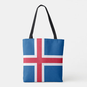 Bolsa Tote Bandeira Islandesa, Bandeira da Islândia