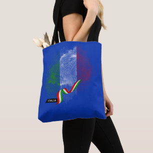 Bolsa Tote bandeira italiana