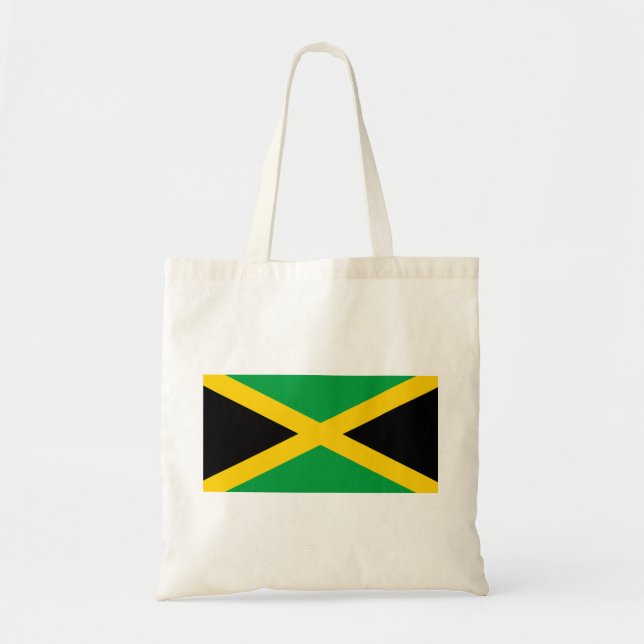 Bolsa Tote Bandeira jamaicana (Frente)