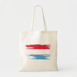 Bolsa Tote Bandeira Luxemburgo Arte de Pincel