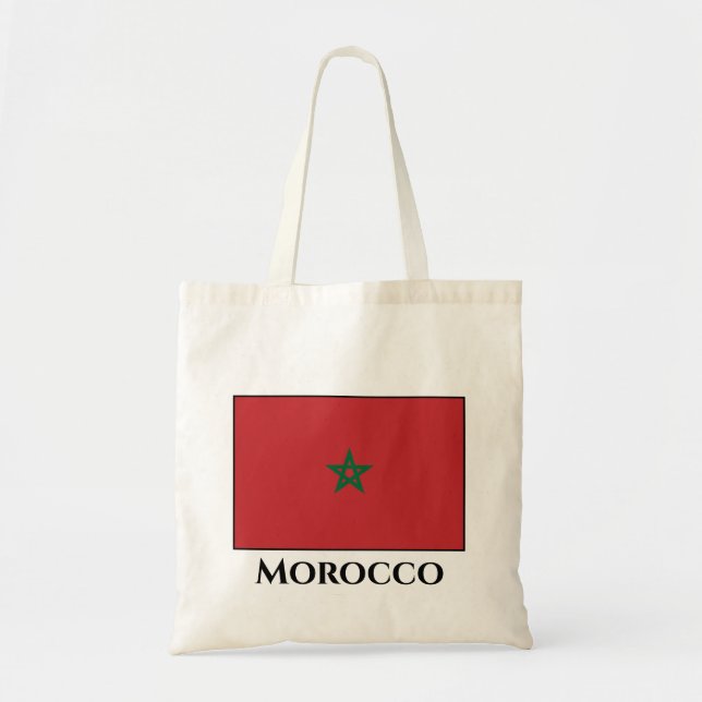 Bolsa Tote Bandeira Marrocos (Frente)