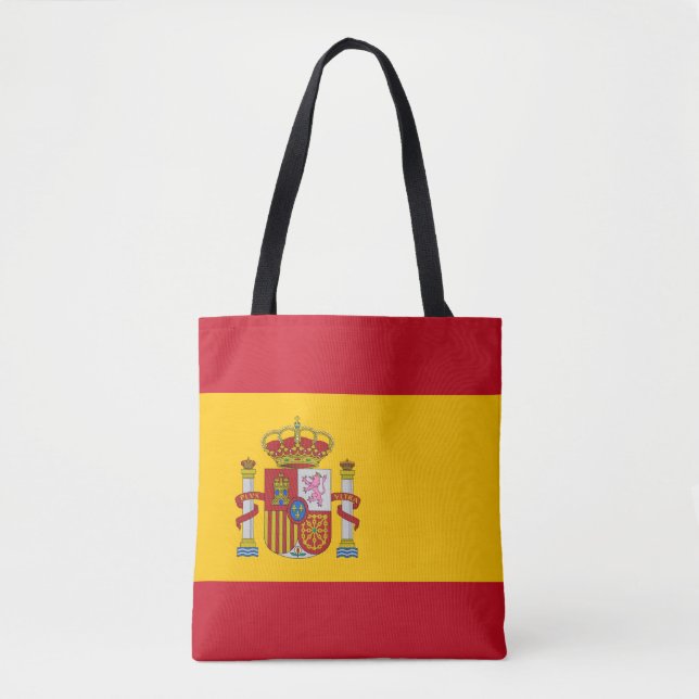 Bolsa Tote Bandeira Nacional da Espanha (Frente)