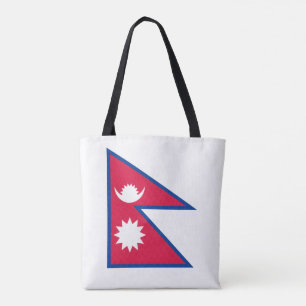 Bolsa Tote Bandeira nepalesa, Bandeira do Nepal