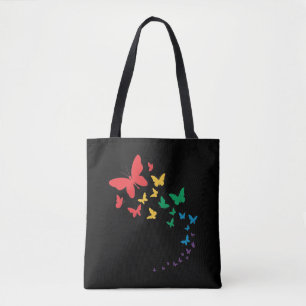 Bolsa Tote Bandeira orgulho gay lgbt arco-íris cor