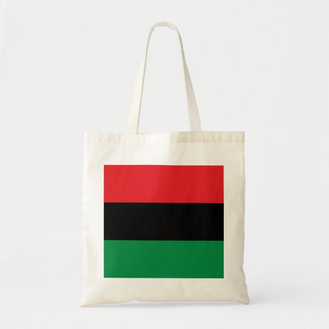 Bolsa Tote Bandeira Pan-Africana (Frente)