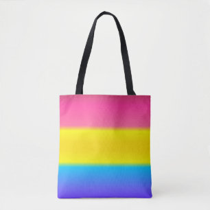 Bolsa Tote Bandeira Pansexual do orgulho do inclinação da
