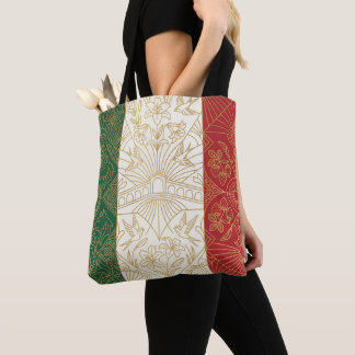 Bolsa Tote Bandeira Patrimonial Art Déco | Nome Personalizado