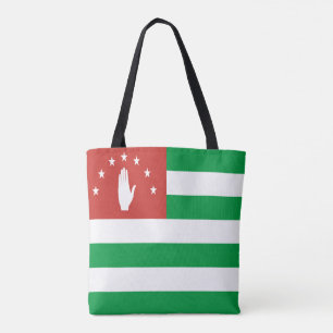 Bolsa Tote Bandeira Patriótica da Abcásia