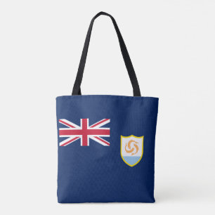 Bolsa Tote Bandeira Patriótica de Anguilla