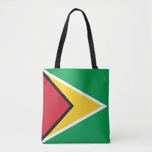 Bolsa Tote Bandeira patriótica de Guyana