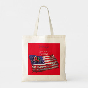 Bolsa Tote Bandeira Patriótica Thunder_Cove orgulhosa