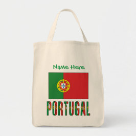 Bolsa Tote Bandeira Personalizada da Herança de Portugal