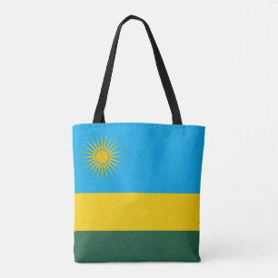 Bolsa Tote Bandeira Ruandesa, Bandeira de Ruanda