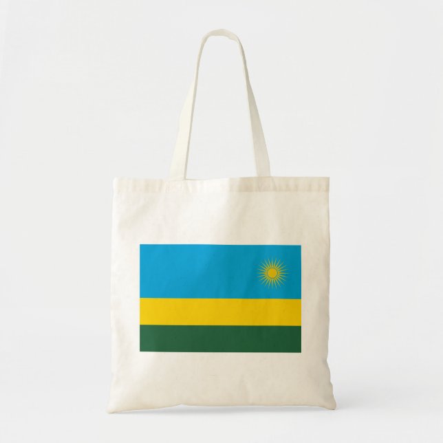 Bolsa Tote Bandeira Ruandesa (Ruanda) (País Africano) (Frente)
