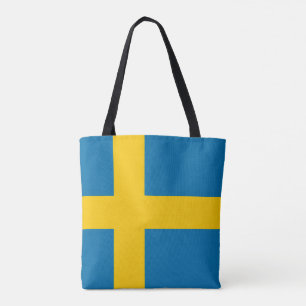 Bolsa Tote Bandeira Sueca, Bandeira da Suécia