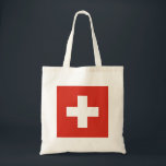 Bolsa Tote Bandeira Suiça Die Nationalflagge der Schweiz<br><div class="desc">Die Nationalflagge der SchweizLe drapeau suisseLa bandiera svizzeraFlag da Suiça</div>