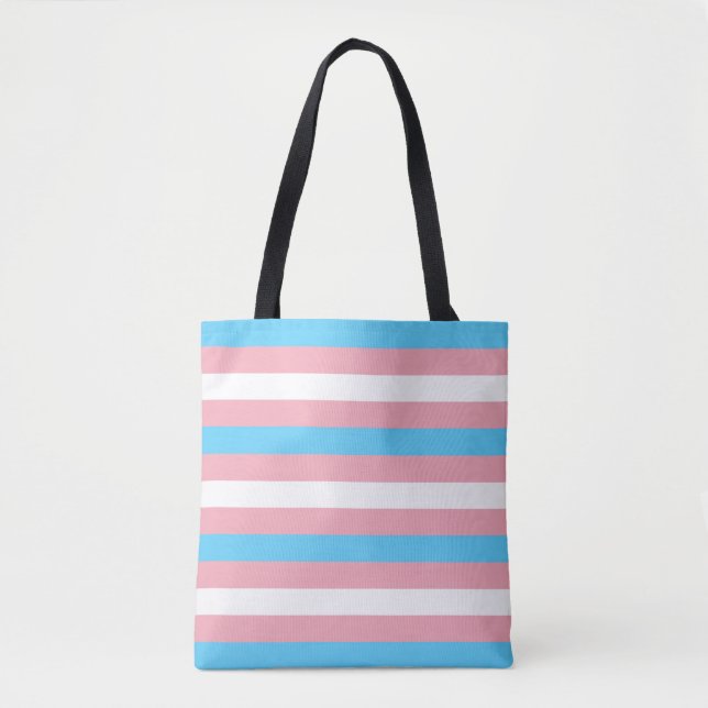Bolsa Tote Bandeira Transgênero (Frente)