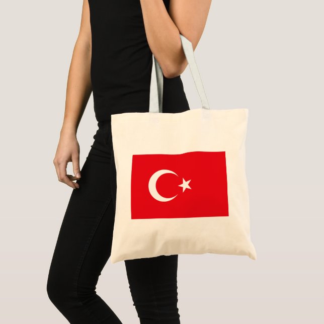 Bolsa Tote Bandeira Turca (Turquia) (Frente (produto))