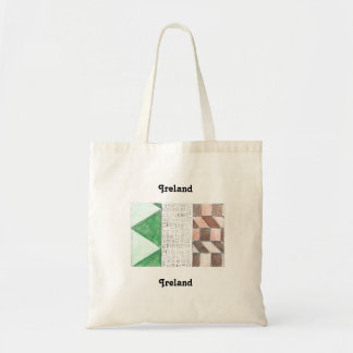 Bolsa Tote Bandeira verde branca alaranjada irlandesa