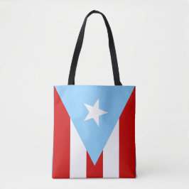 Bolsa Tote Bandeiras de Porto Rico