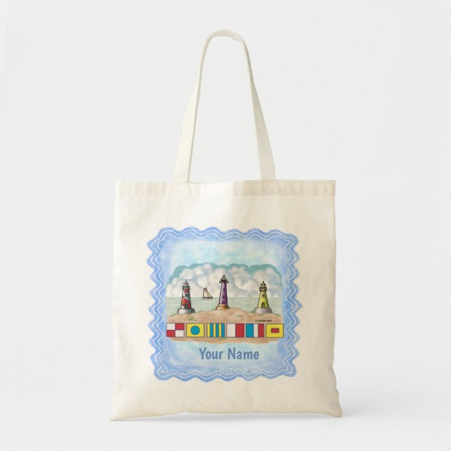 Bolsa tote Bandeiras do Farol (Frente)