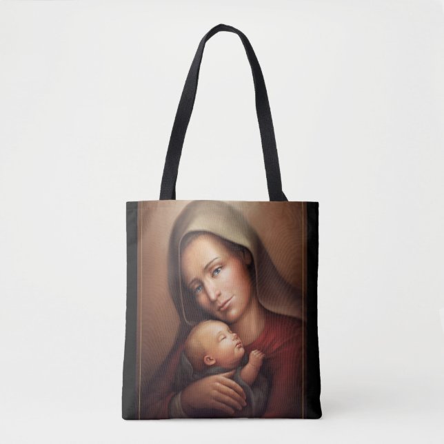 Bolsa Tote Bandeja da paternidade divina (Frente)