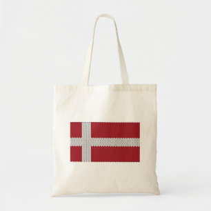 Bolsa Tote Bandeja de Bandeira Dinamarquesa com legal Manteig