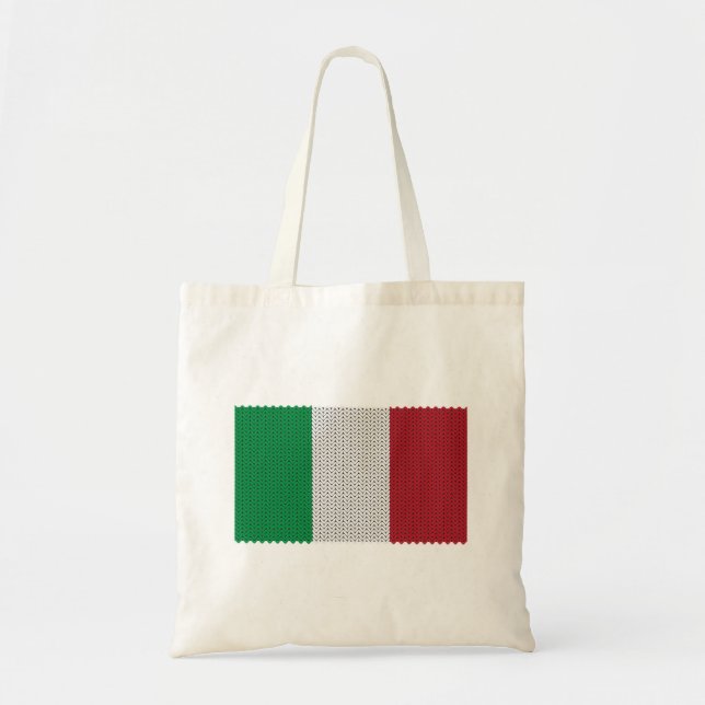 Bolsa Tote Bandeja de Bandeira italiana com legal corpo (Frente)