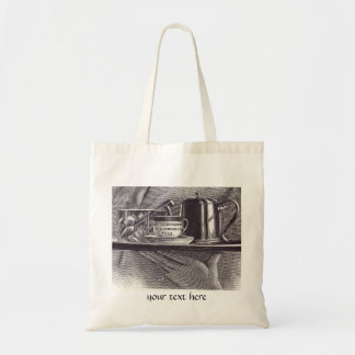 Bolsa Tote Bandeja de chá de vinheta