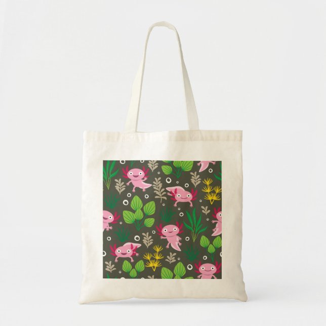 Bolsa Tote Bandeja de ferramentas Axolotl (Frente)