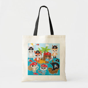 Bolsa Tote Bandeja de ferramentas de pirata de festa de anive