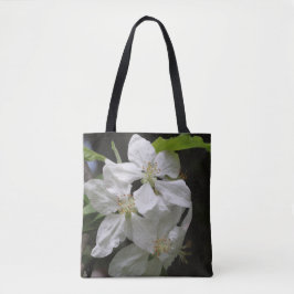 Bolsa Tote Bandeja de Flor Branco