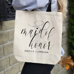 Bolsa Tote Bandeja de Madrinha de casamento clássica<br><div class="desc">Este é um clássico,  mas bonito saco de tote que daria um presente perfeito!</div>