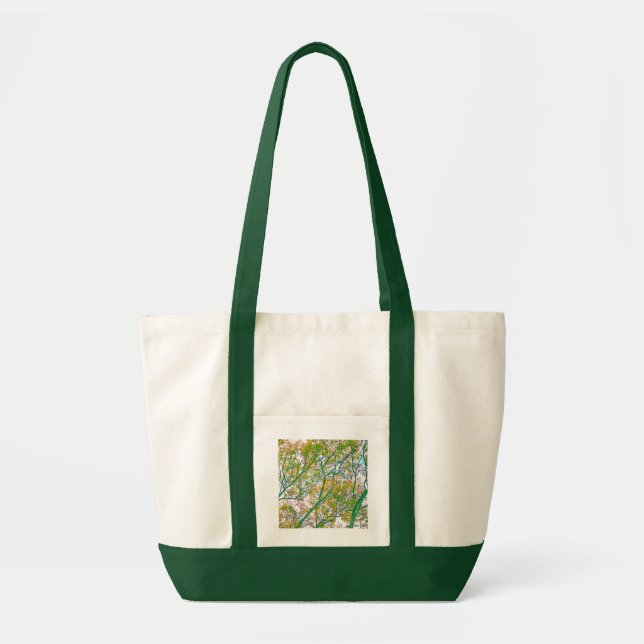 Bolsa Tote Bandeja de Toque de Canvas de outono (Frente)
