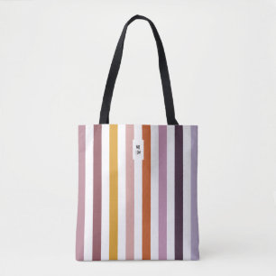 Bolsa Tote Bandeja de Toque de Eco - Pontas de Matizes Rosa