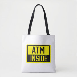 Bolsa Tote Bandeja de Toque de Sinal ATM Dentro