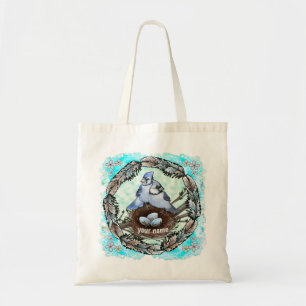 Bolsa Tote Bandeja de Toque do Jay Nest Azul