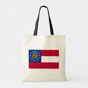 Bolsa Tote Bandeja de Toque Grande do Sinalizador da Geórgia