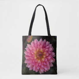 Bolsa Tote Bandeja de Toques com Flor Rosa