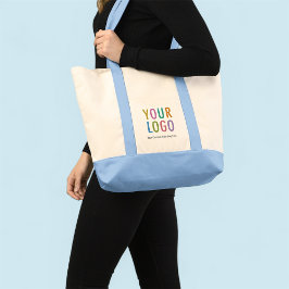 Bolsa Tote Bandeja de Tota Personalizada com Impulso Azul Cla